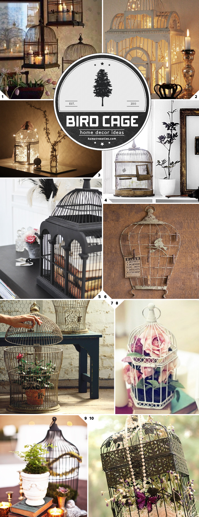 Home Decor Ideas: Using Bird Cages