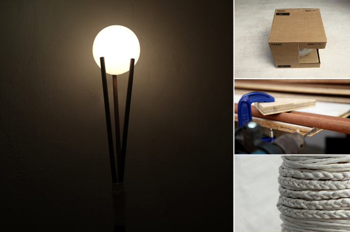 The IKEA Tripod Globe Lamp DIY 