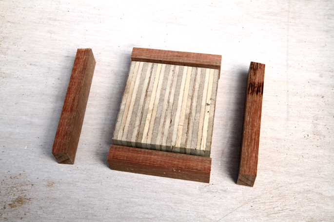 Scrap Plywood DIY Coaster Set - Step #1 Cutting the wood