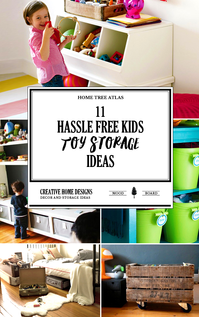 11 Hassle Free Kids Toy Storage Ideas