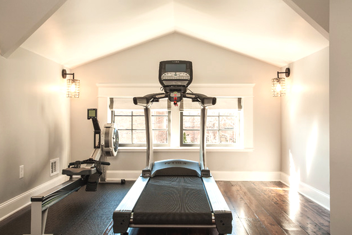 Attic Rooms - 11 Different Conversion Ideas: #1 A Space to Workout 