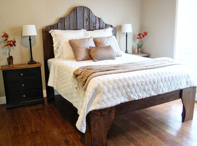 15 Ideas and Secrets For Making DIY Wooden Headboards Look Expensive #5: Shapes