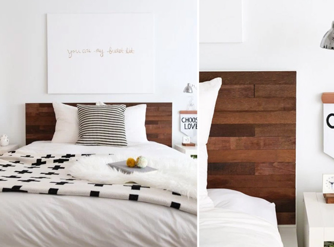 15 Ideas and Secrets For Making DIY Wooden Headboards Look Expensive #8: Upgrading a bed
