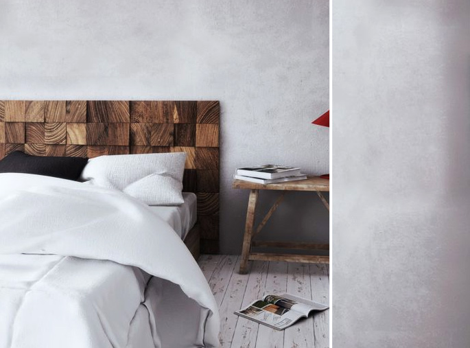 15 Ideas and Secrets For Making DIY Wooden Headboards Look Expensive #14: Wooden blocks