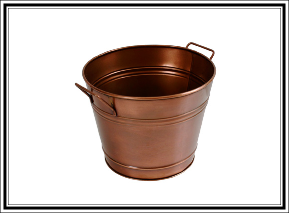 What Vintage Home Decor Pieces Can You Buy For Under $12? Splurge Item #6 Copper planter