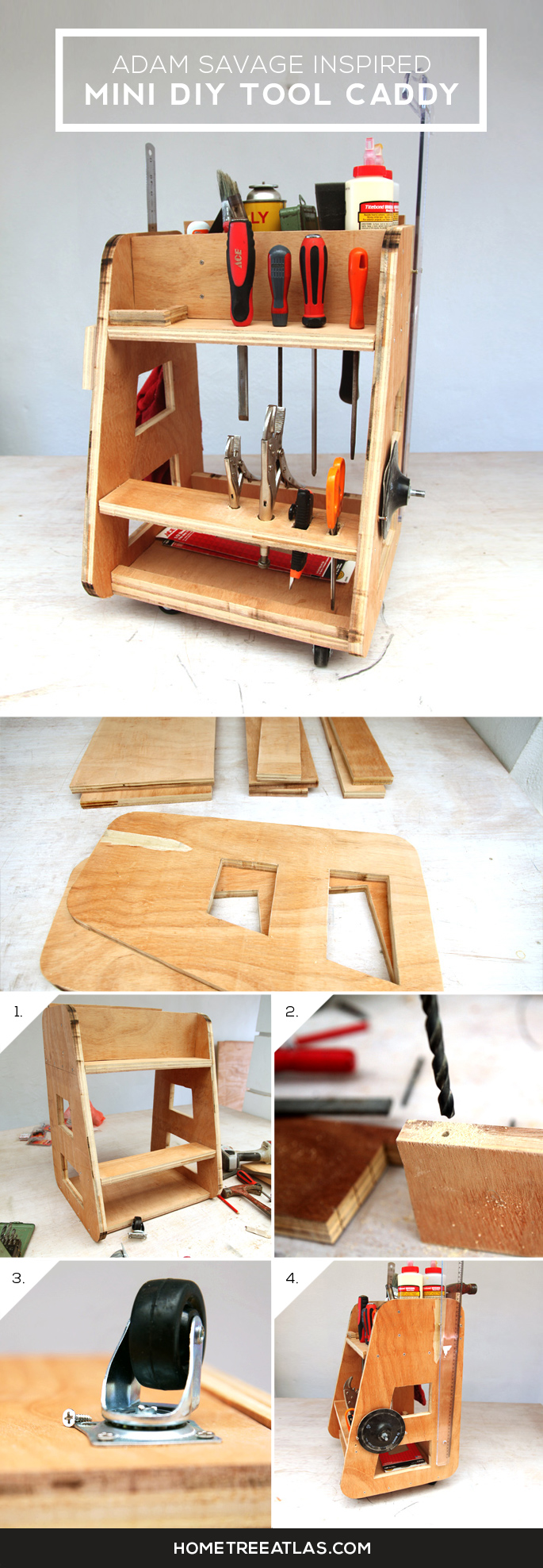 DIY Tool Caddy Inspired By Adam Savage From Mythbusters