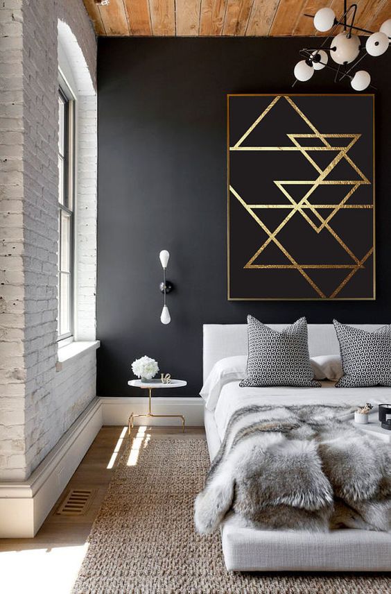 Style Guide: Black and Gold Bedroom Ideas | Home Tree Atlas