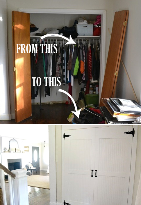 Makeover: closet door ideas