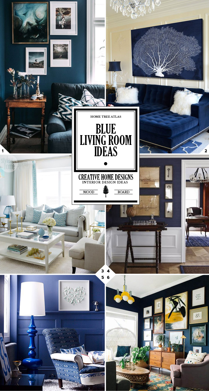Makeover Guide: Blue Living Room Ideas