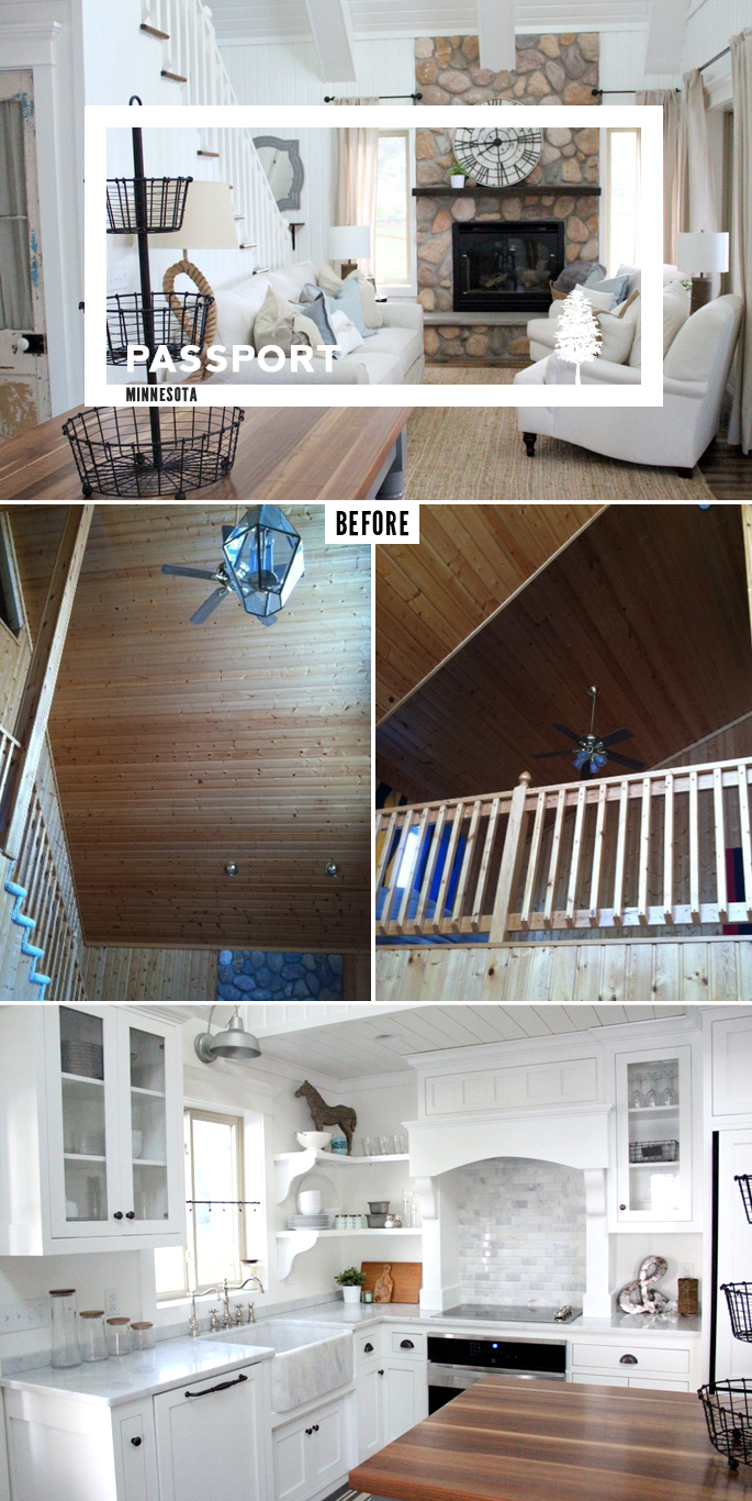 PASSPORT: Before and After Minnesota Farmhouse Cabin Renovation and Makeover Tour