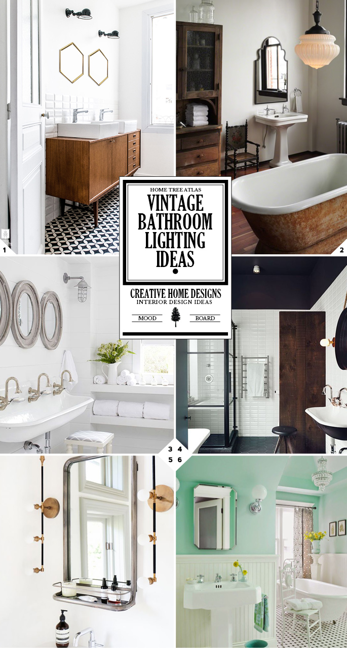 Style Guide: Vintage Bathroom Lighting Fixtures and Ideas