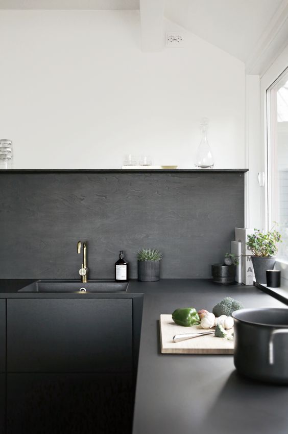 Black kitchen decor ideas