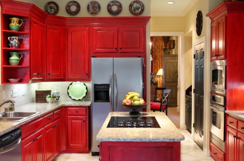Red kitchen decor ideas