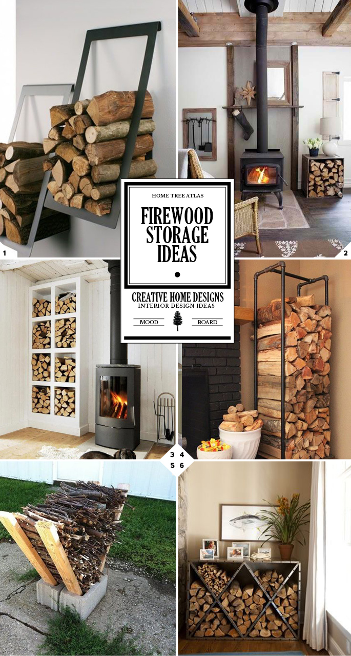 A Crackling Fire: Indoor Firewood Storage Ideas
