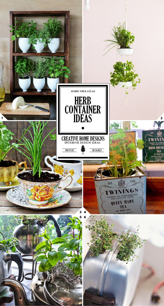 Inventive and Low Budget DIY Herb Container Ideas