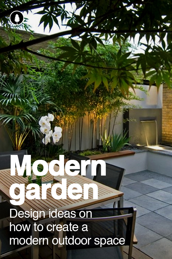 Ideas on how to create a modern garden design